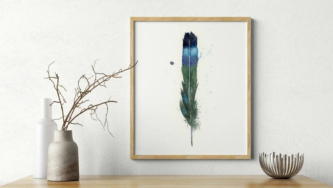 Magpie shown in a room setting