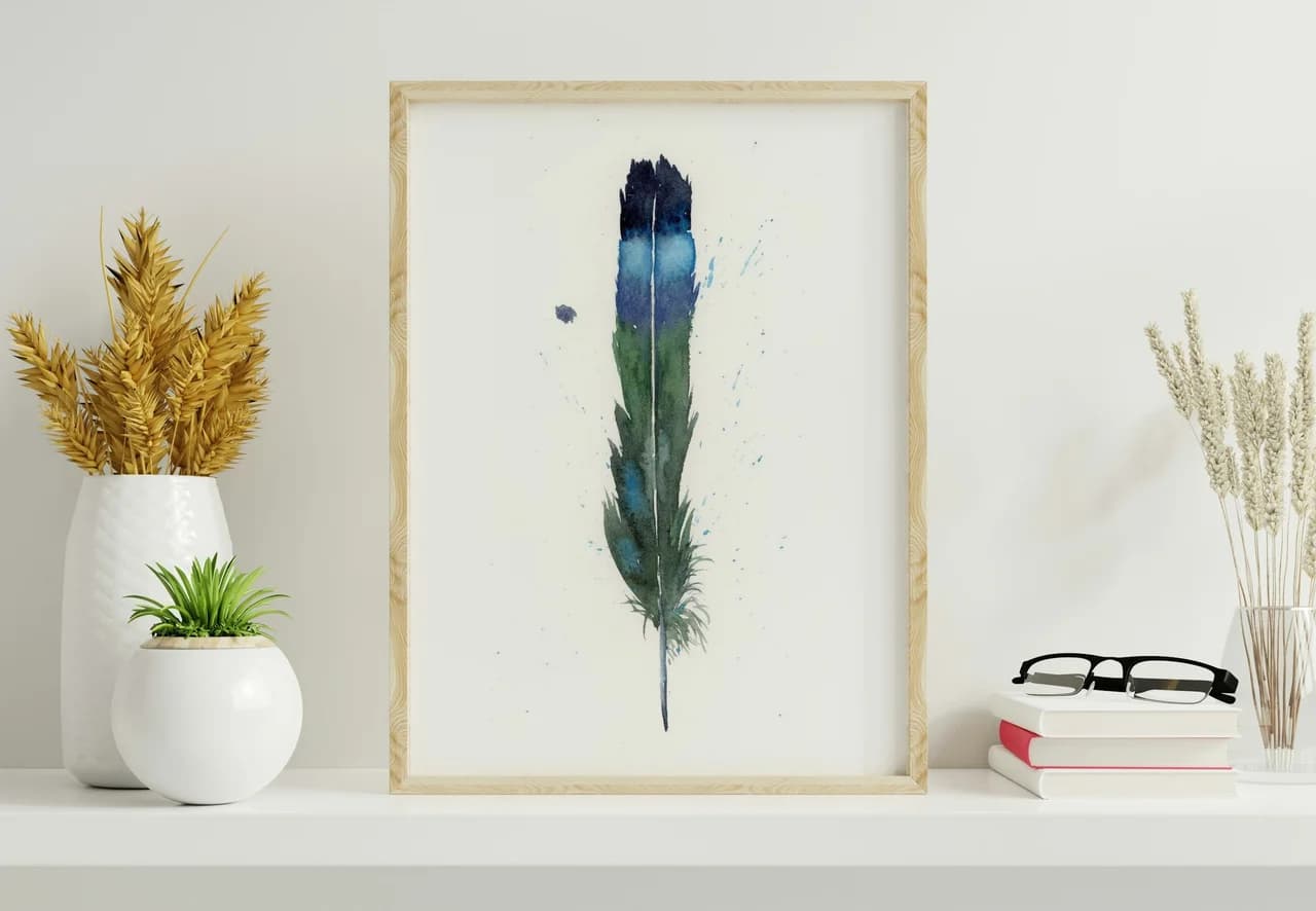Magpie shown in a room setting