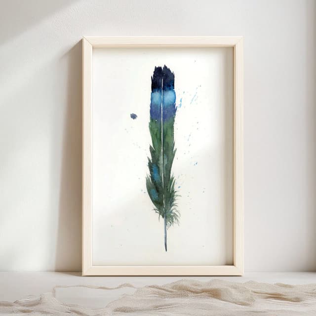Magpie shown in a room setting