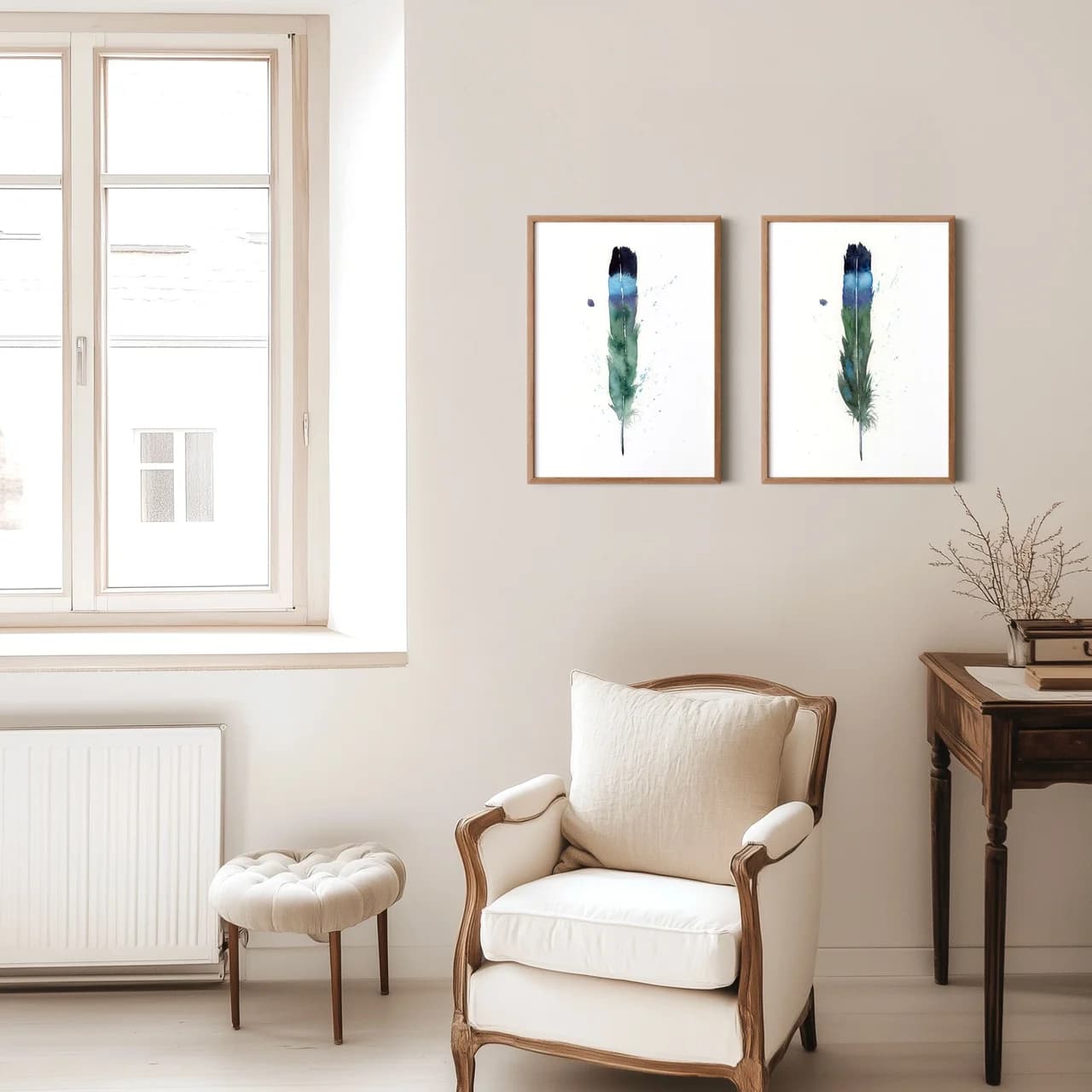 Magpie shown in a room setting