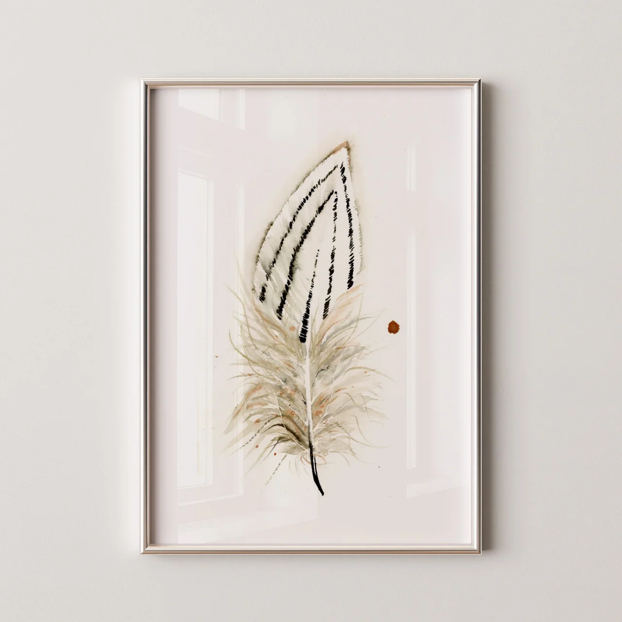 Silver Pheasant shown in a room setting