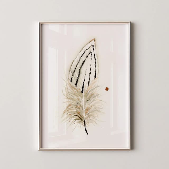 Silver Pheasant shown in a room setting