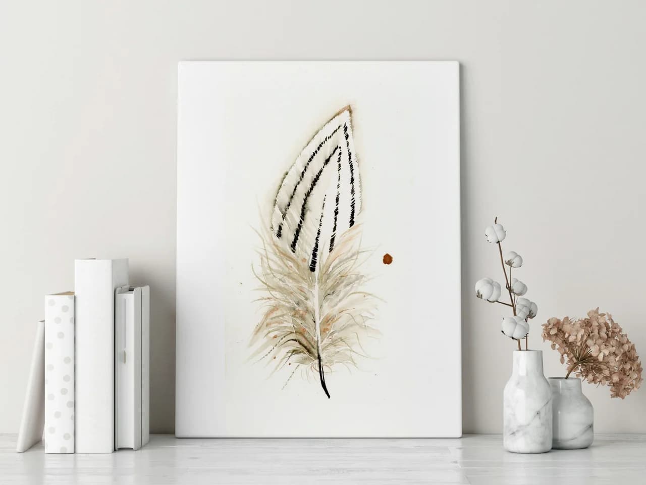 Silver Pheasant shown in a room setting