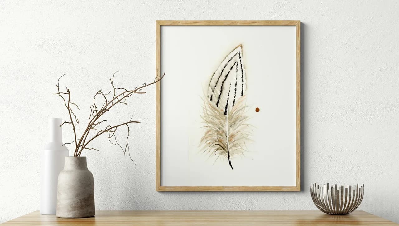 Silver Pheasant shown in a room setting