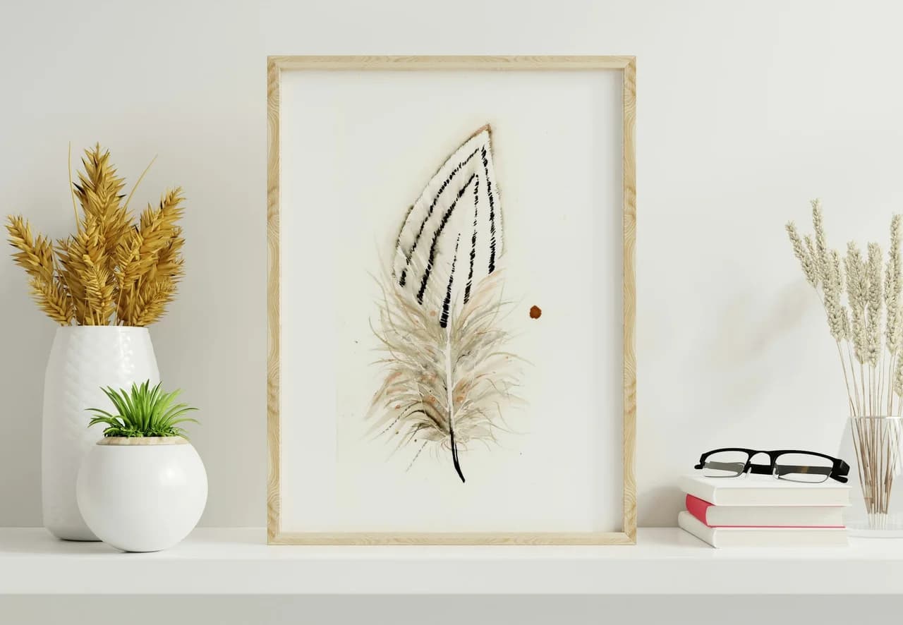 Silver Pheasant shown in a room setting
