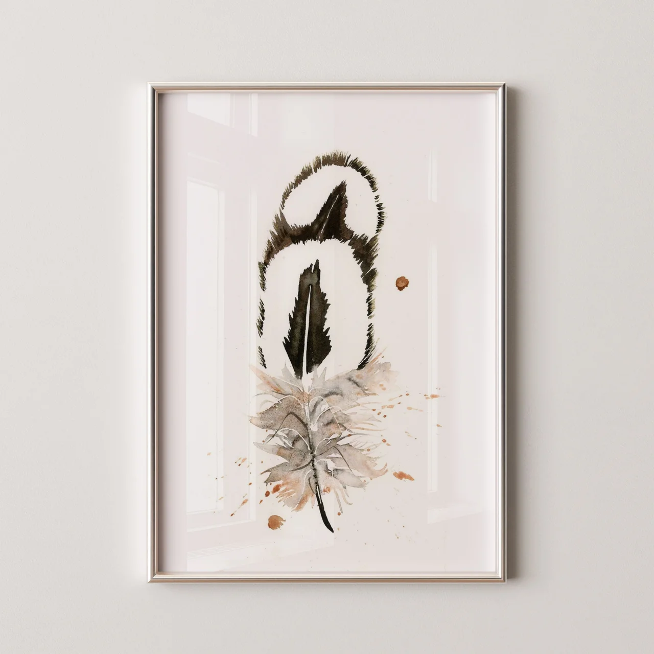 Silver Pheasant shown in a room setting