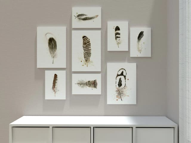 Silver Pheasant shown in a room setting