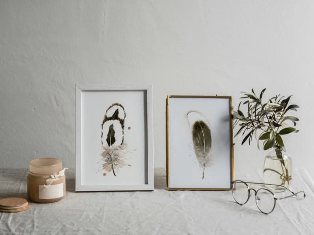 Silver Pheasant shown in a room setting