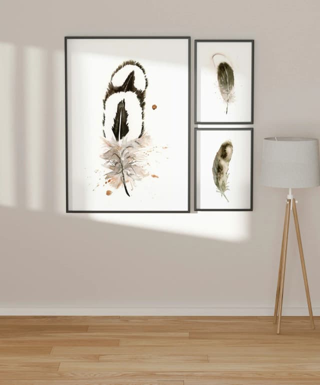 Silver Pheasant shown in a room setting