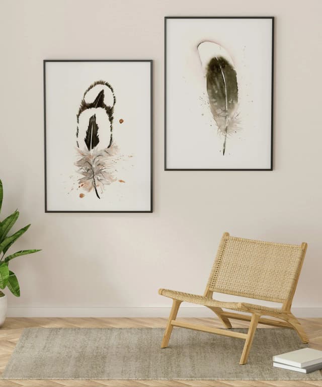 Silver Pheasant shown in a room setting