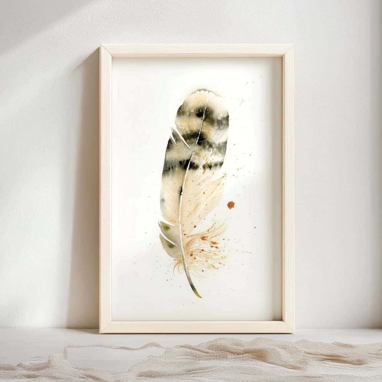 Owl shown in a room setting