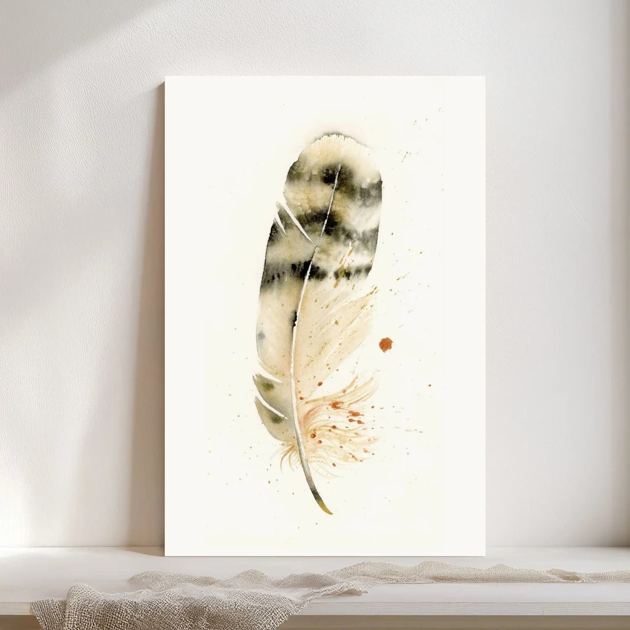 Owl shown in a room setting