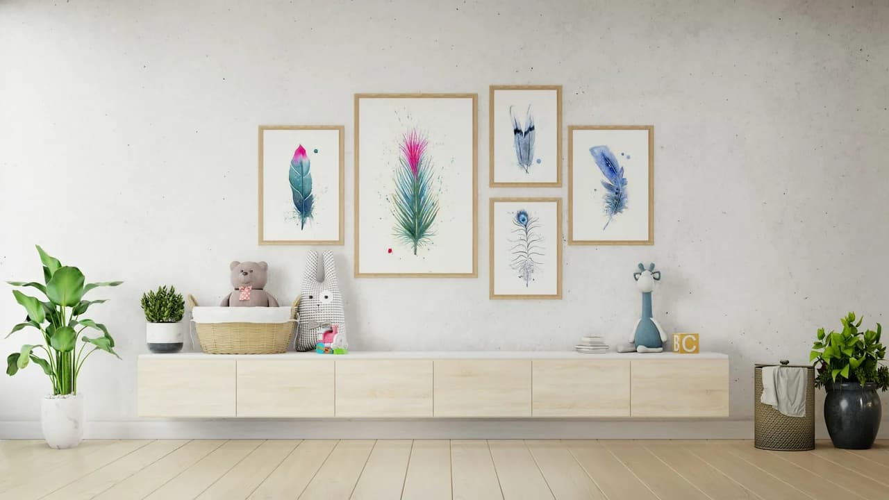 Hummingbird shown in a room setting