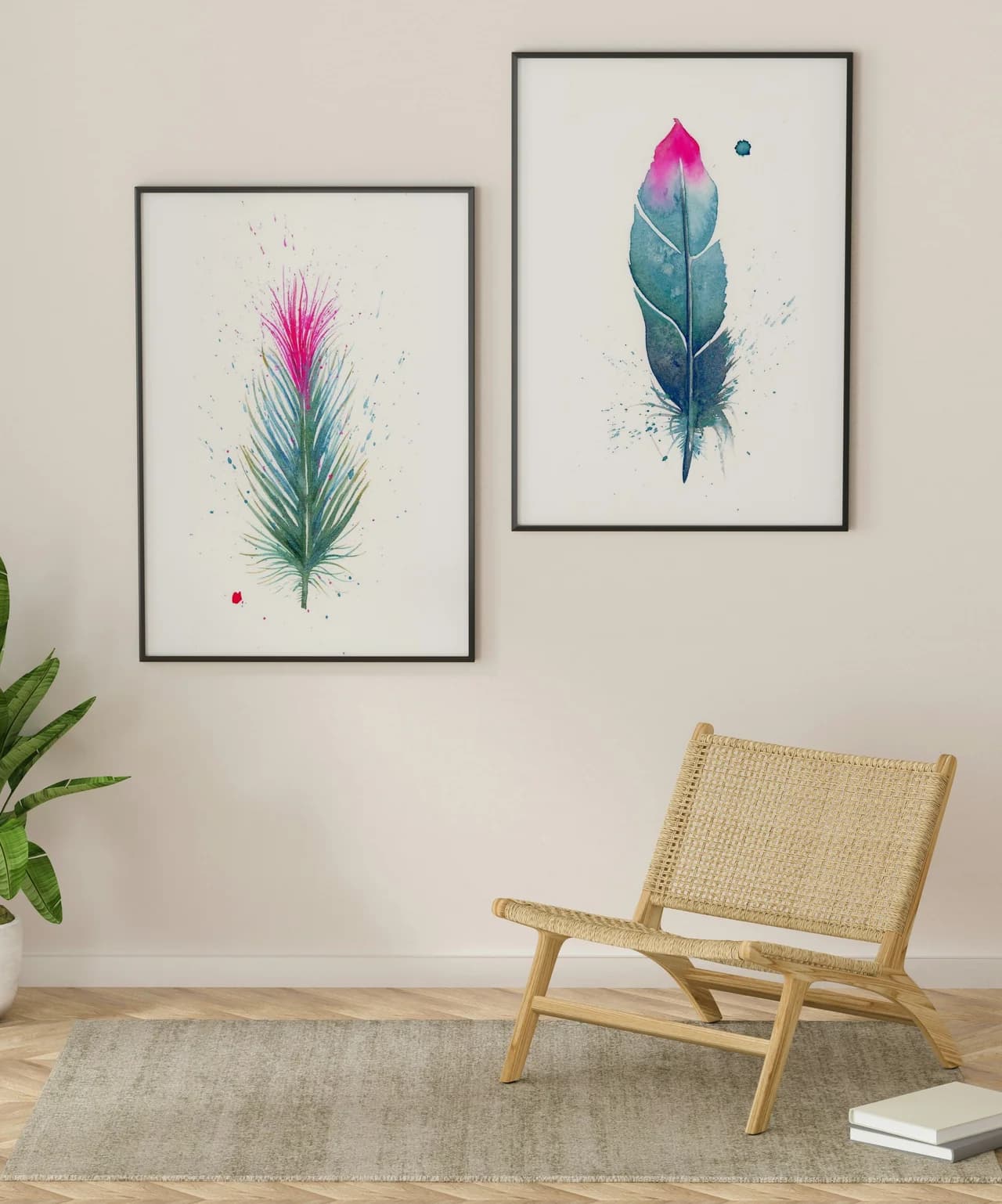 Hummingbird shown in a room setting