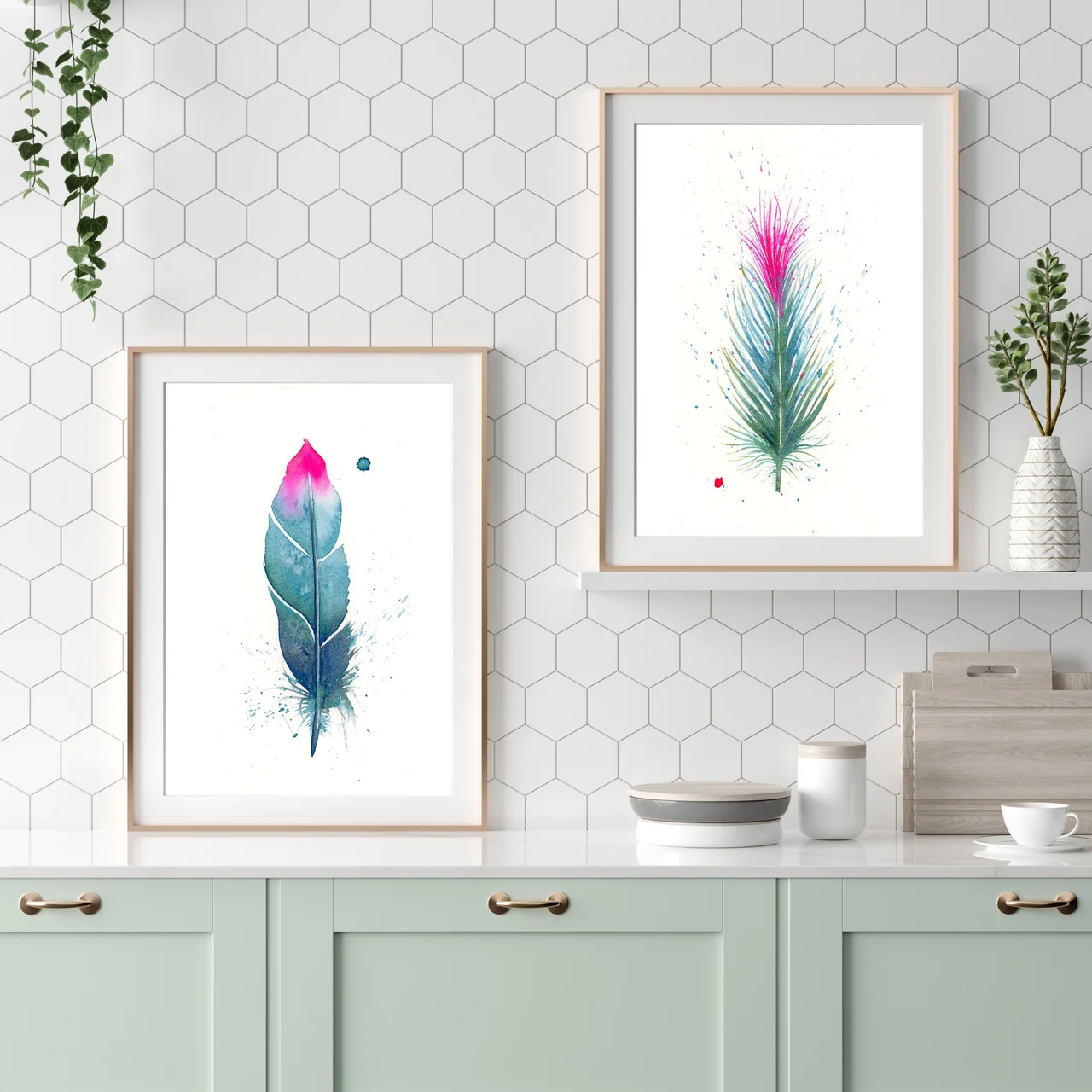 Hummingbird shown in a room setting