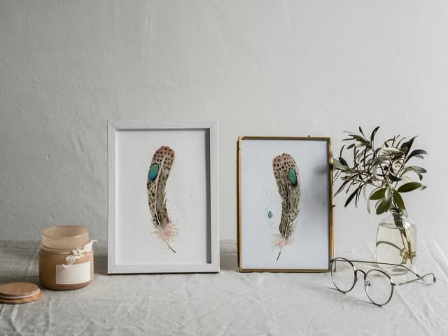 Peacock Pheasant shown in a room setting