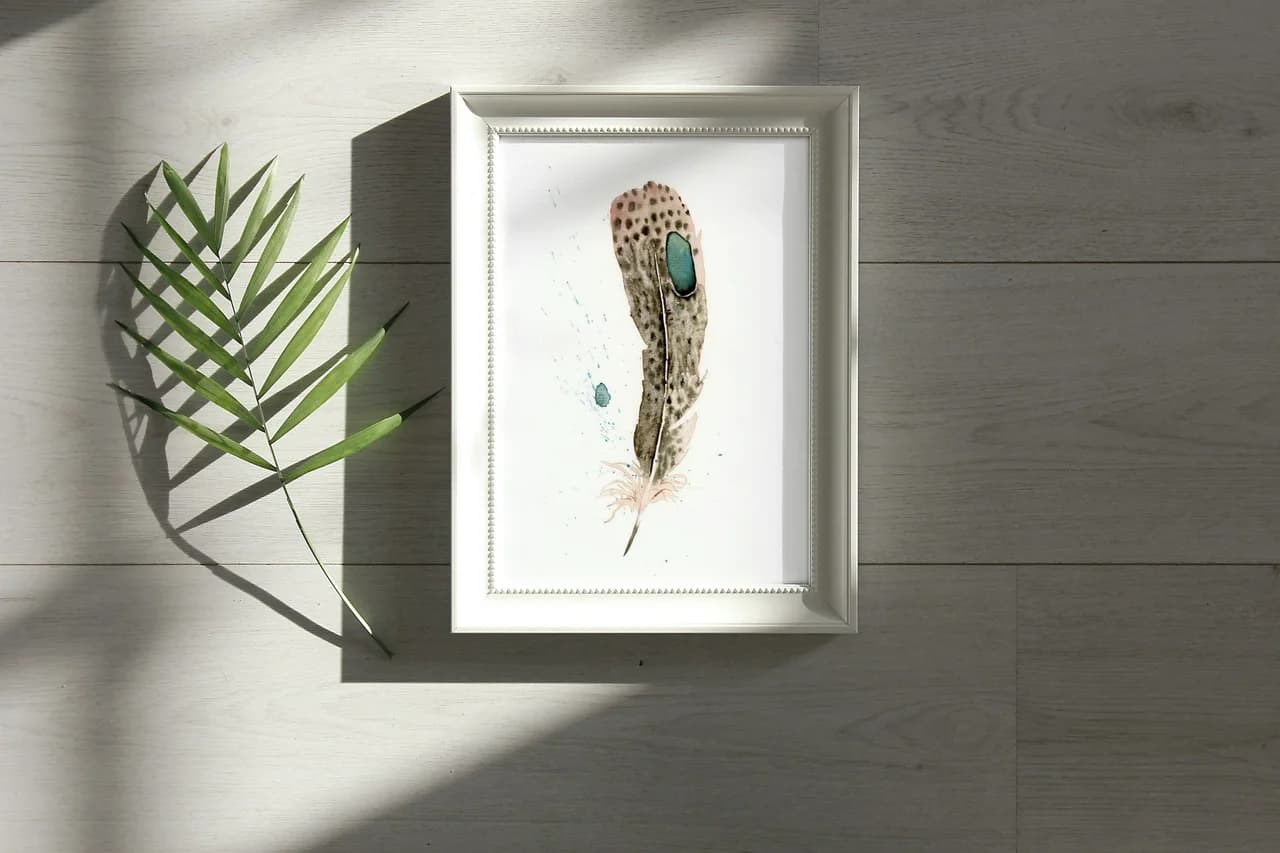Peacock Pheasant shown in a room setting