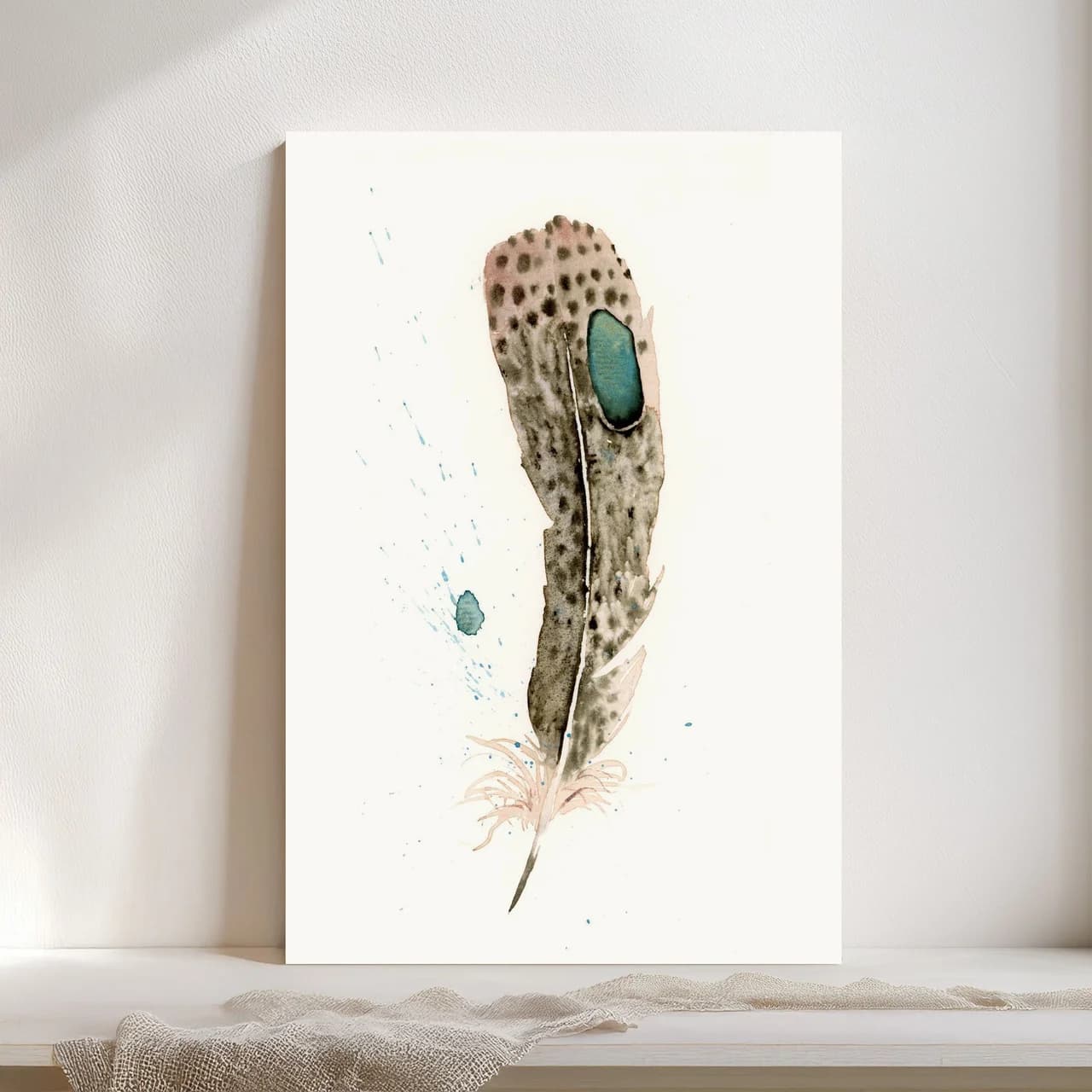 Peacock Pheasant shown in a room setting