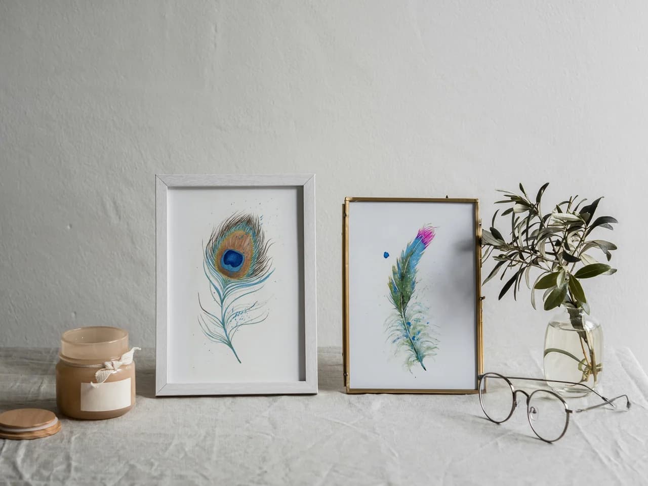 Peacock shown in a room setting