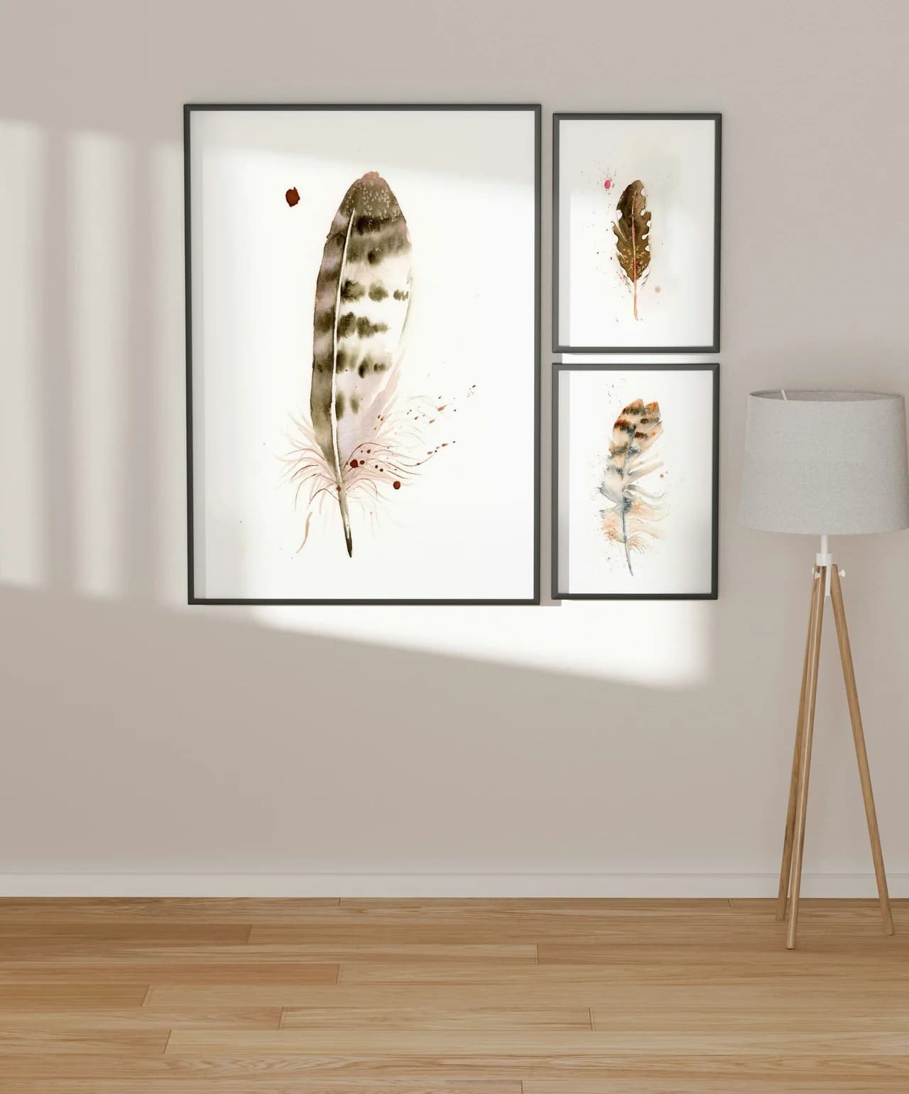 Hawk shown in a room setting