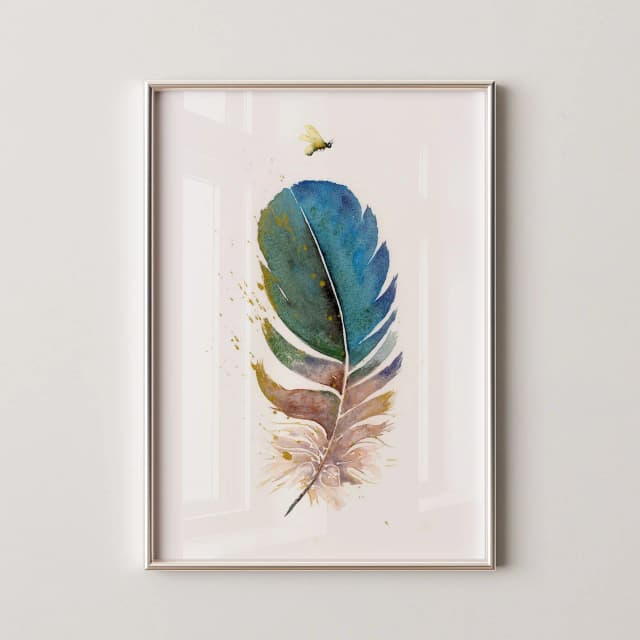 Hummingbird shown in a room setting