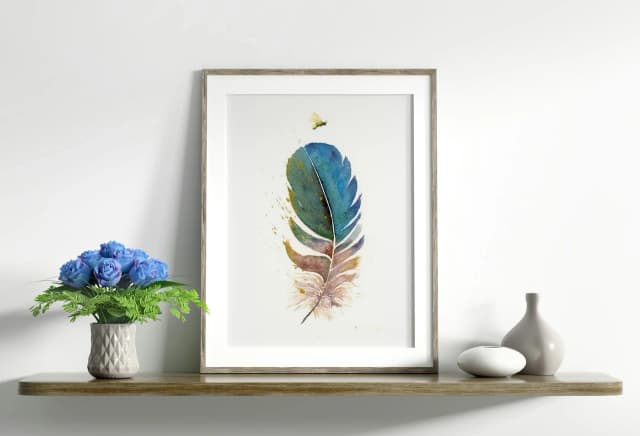 Hummingbird shown in a room setting