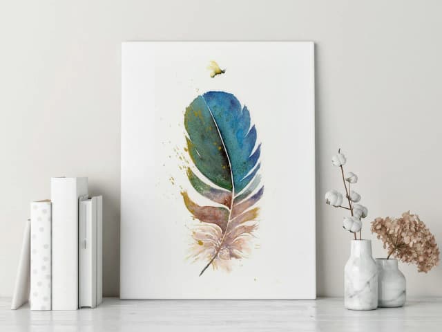 Hummingbird shown in a room setting