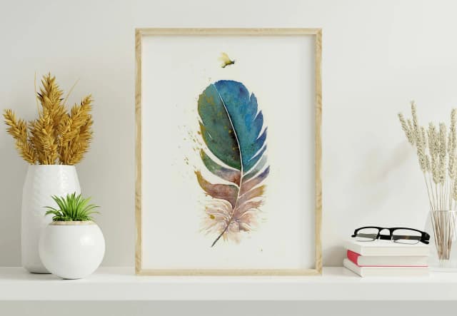 Hummingbird shown in a room setting