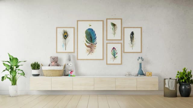 Hummingbird shown in a room setting