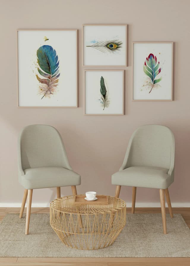 Hummingbird shown in a room setting