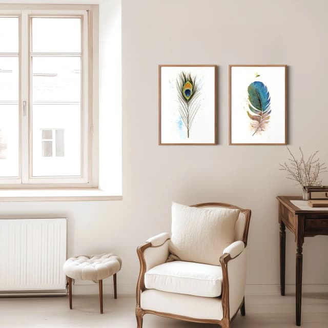 Hummingbird shown in a room setting