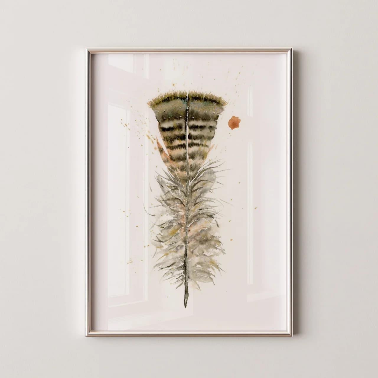 Turkey shown in a room setting