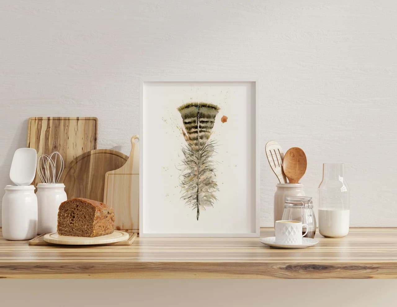 Turkey shown in a room setting