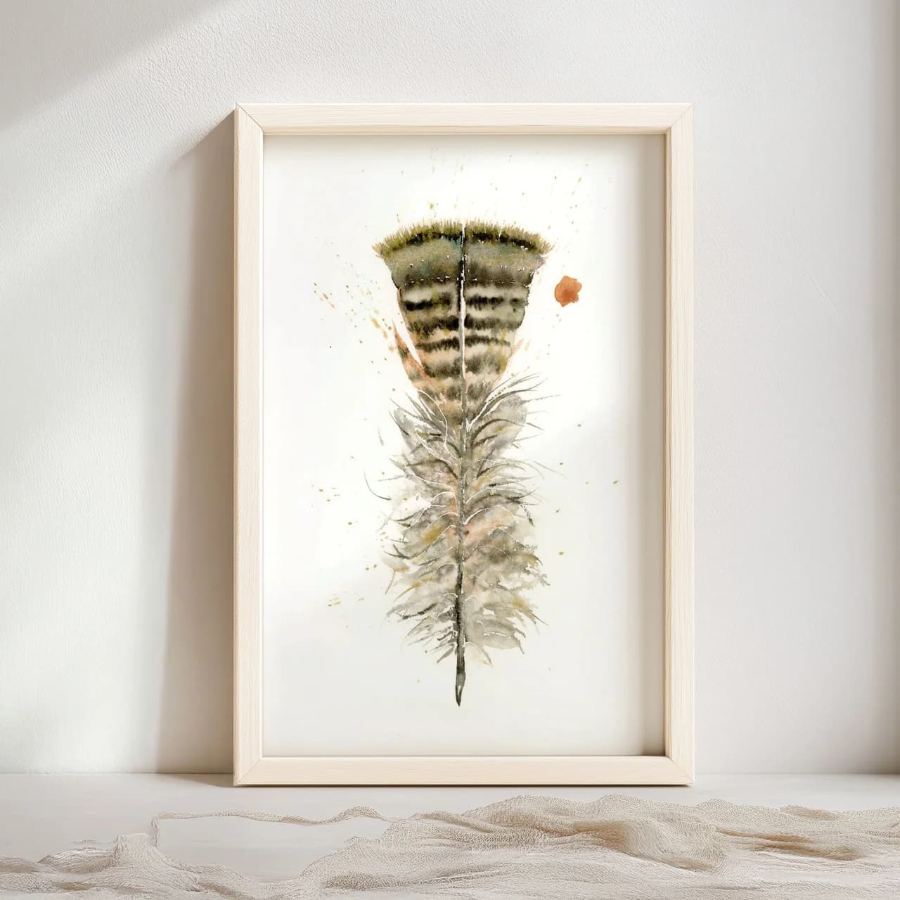 Turkey shown in a room setting