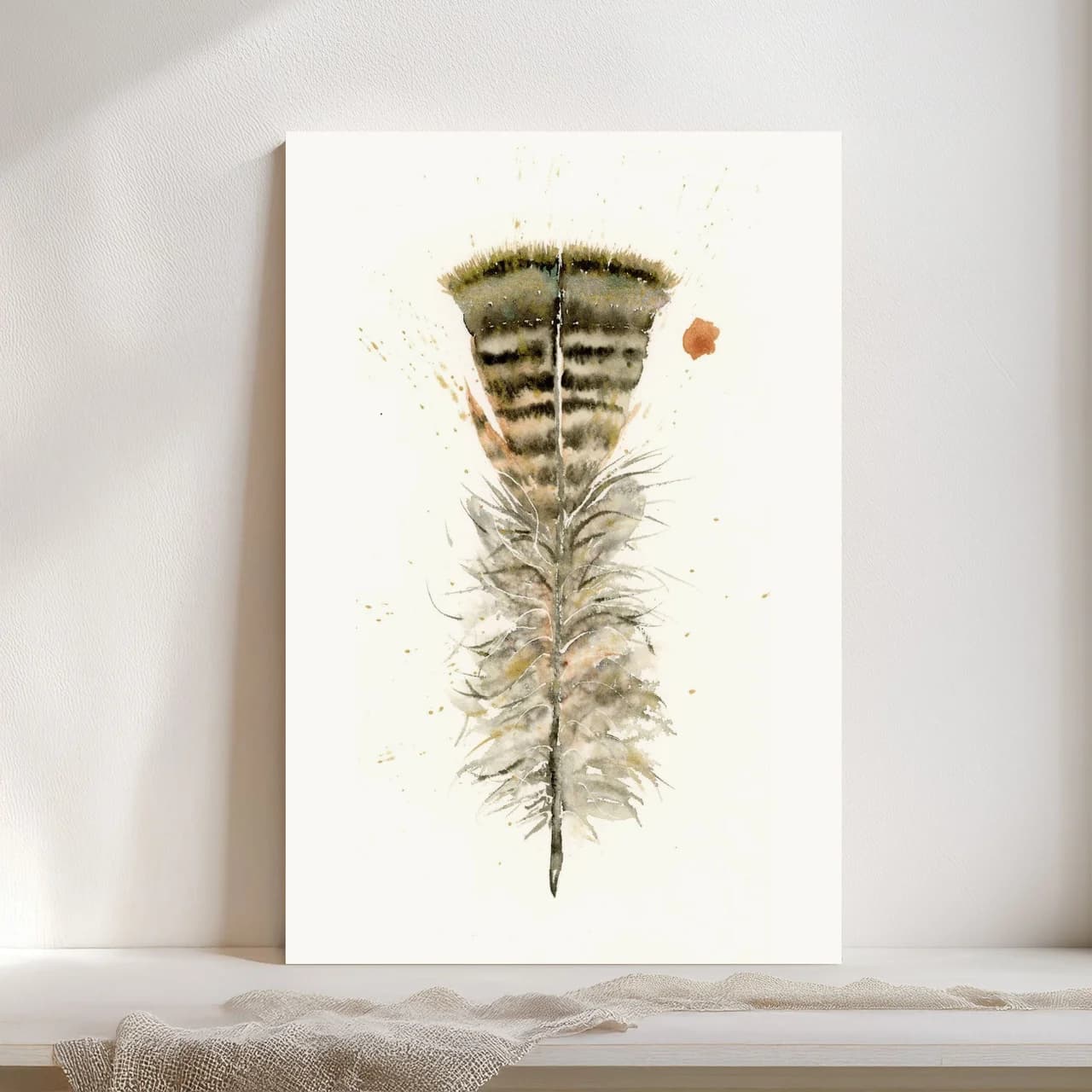Turkey shown in a room setting