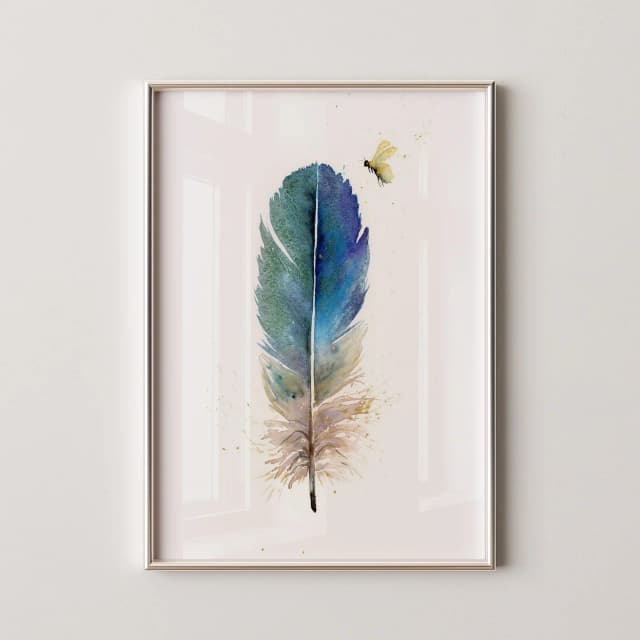 Hummingbird shown in a room setting