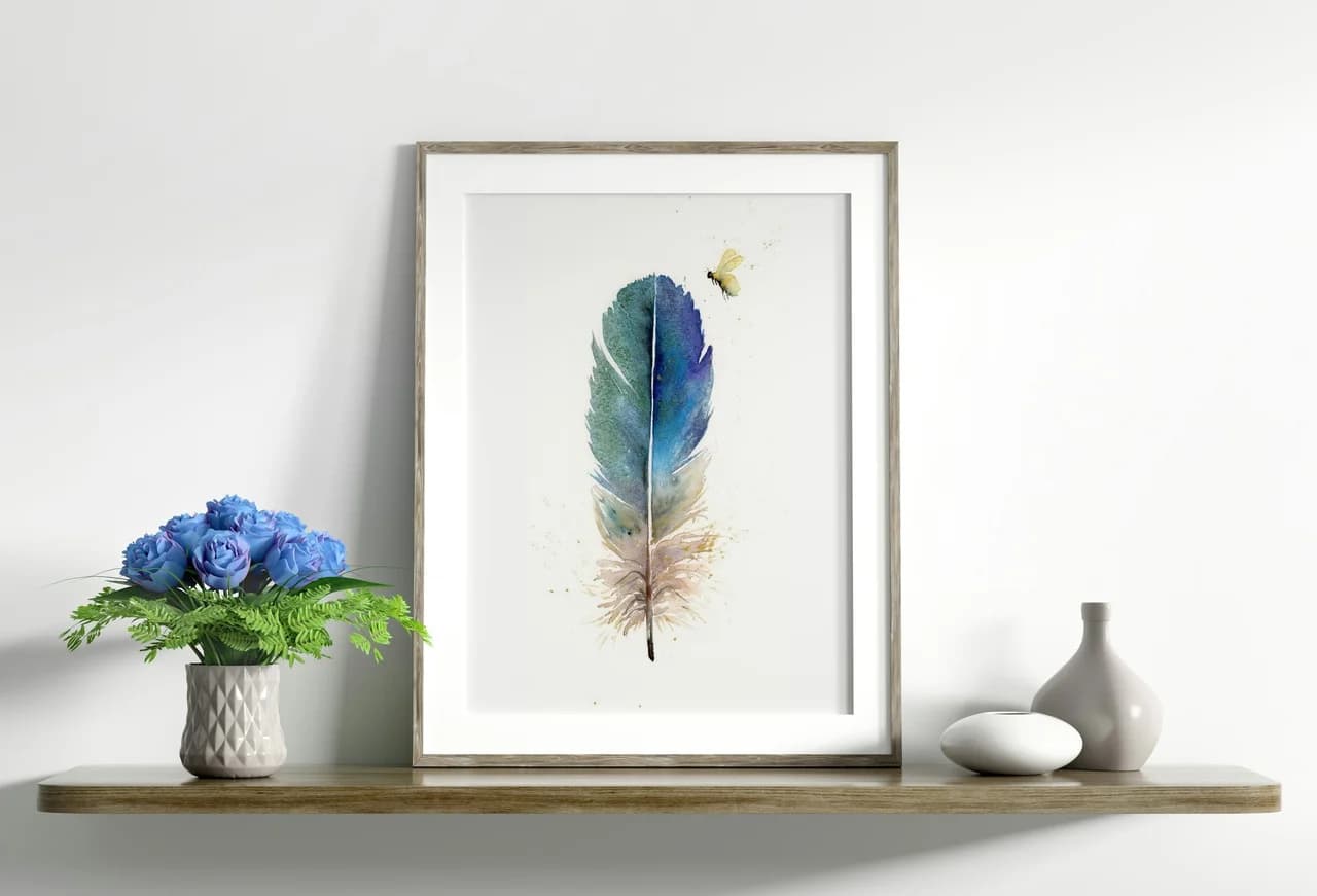Hummingbird shown in a room setting