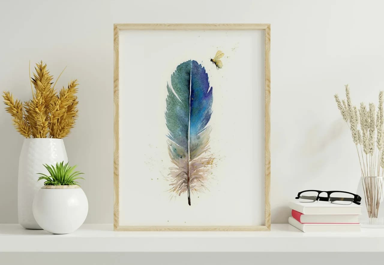 Hummingbird shown in a room setting