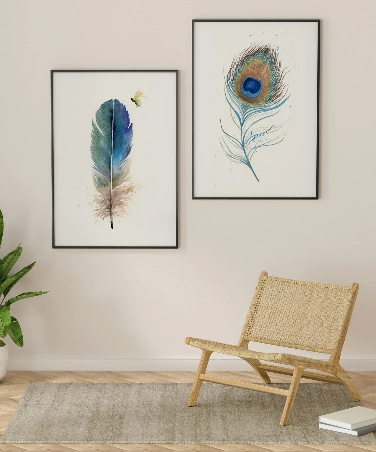 Hummingbird shown in a room setting