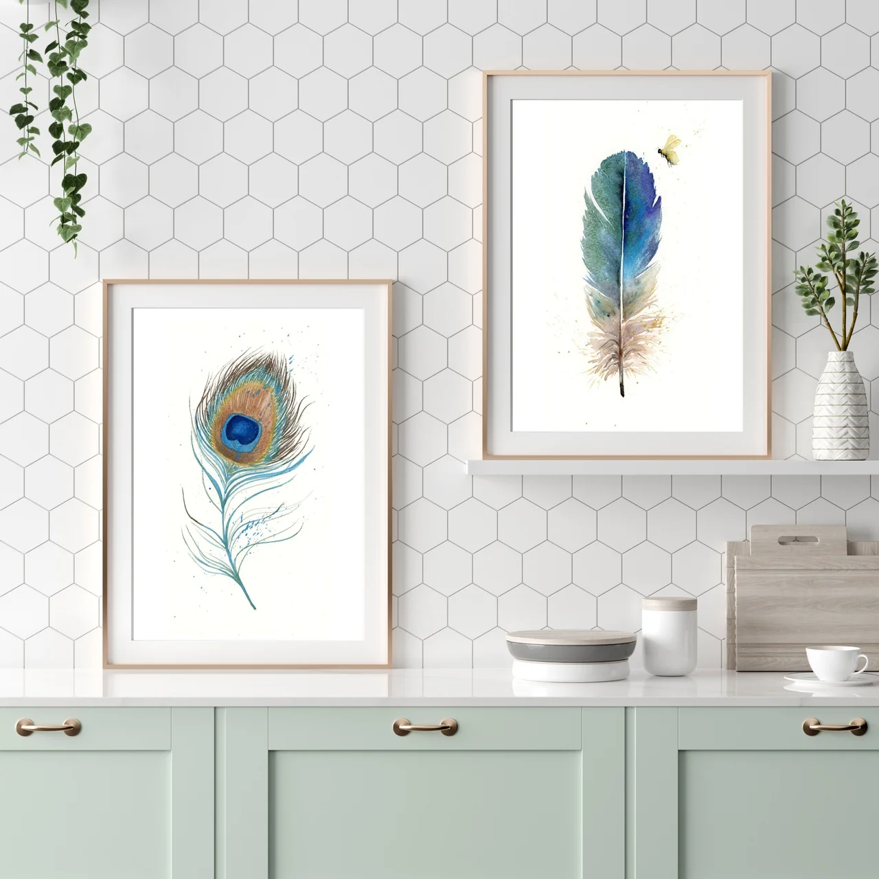 Hummingbird shown in a room setting