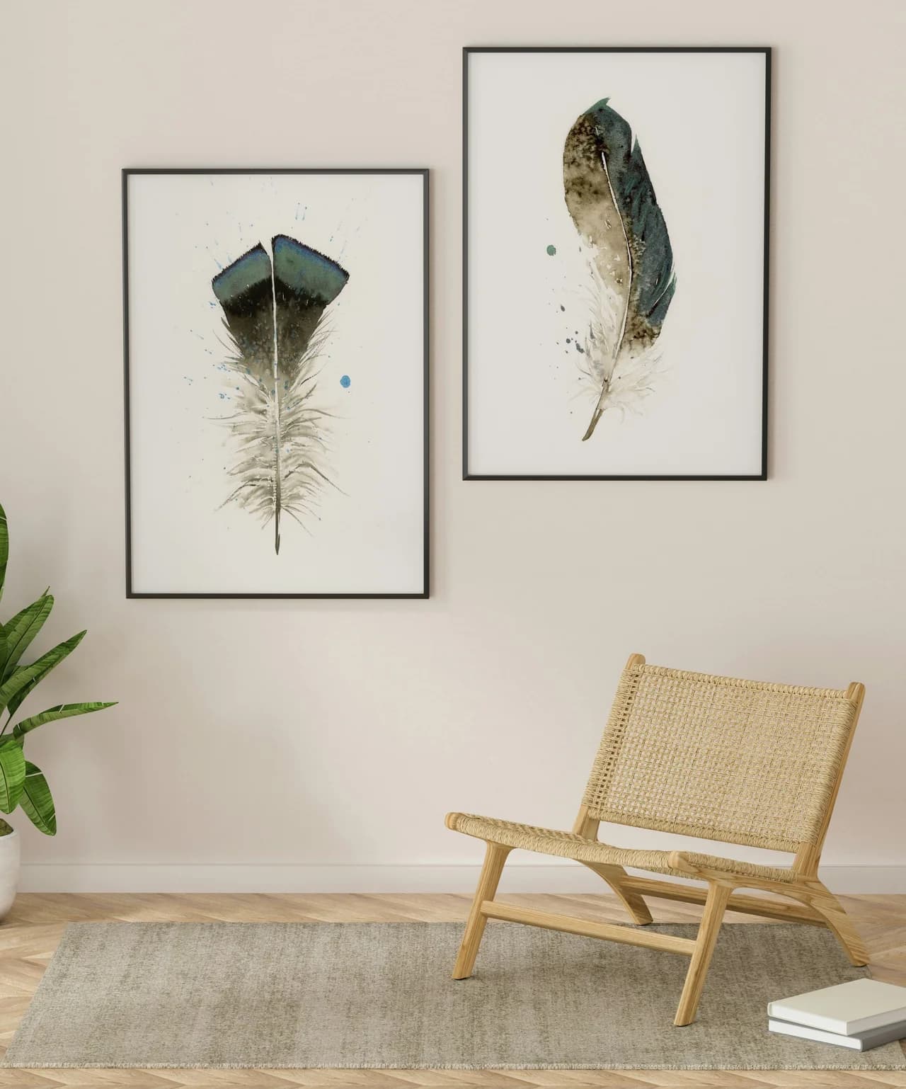 Turkey shown in a room setting