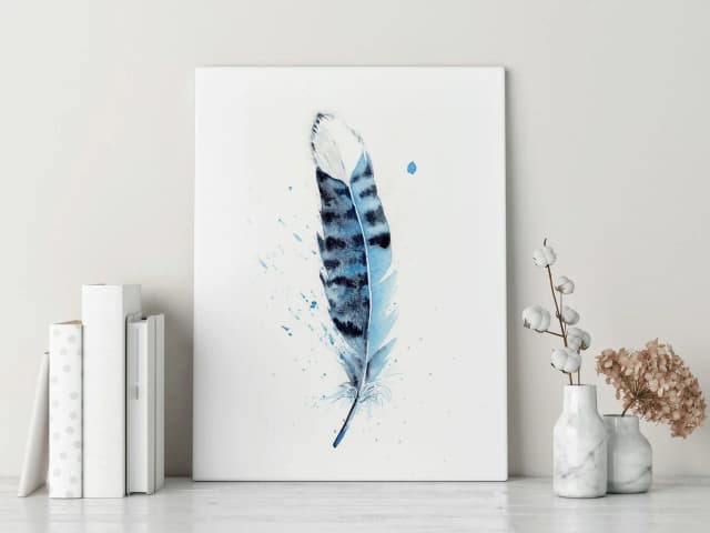 Blue Jay shown in a room setting