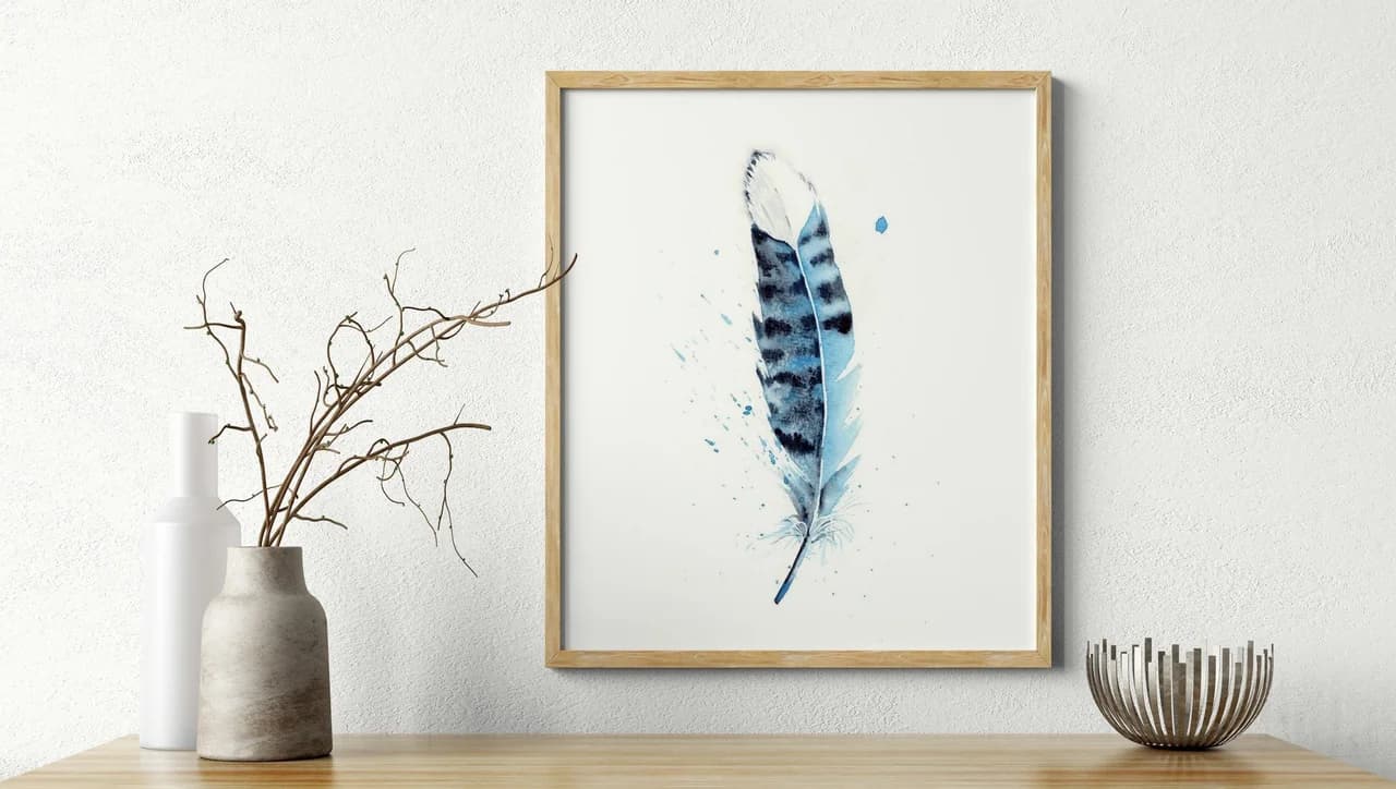 Blue Jay shown in a room setting