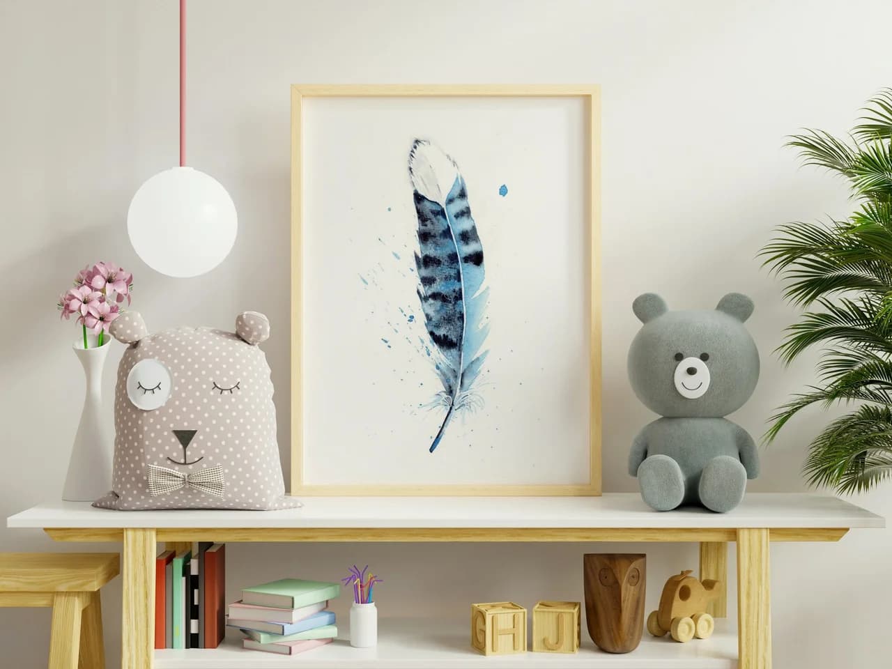 Blue Jay shown in a room setting