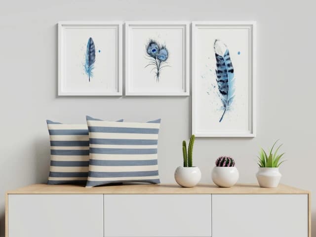 Blue Jay shown in a room setting