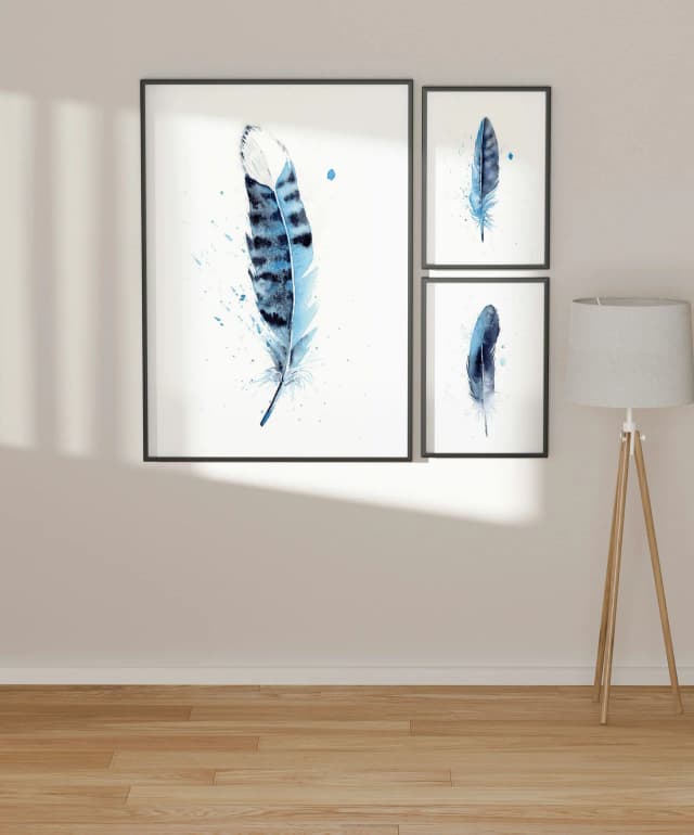 Blue Jay shown in a room setting