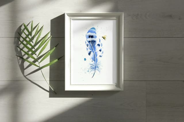 Blue Jay shown in a room setting