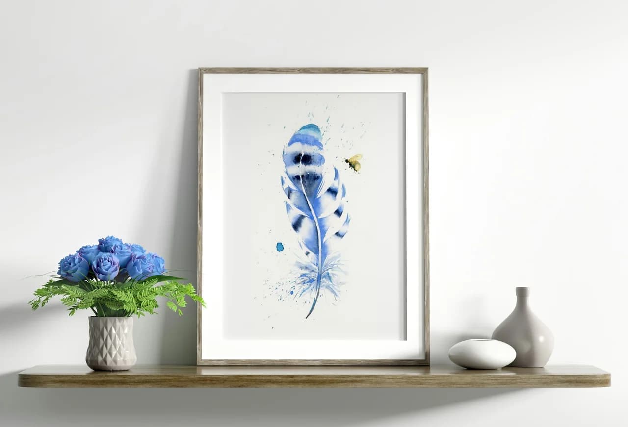 Blue Jay shown in a room setting