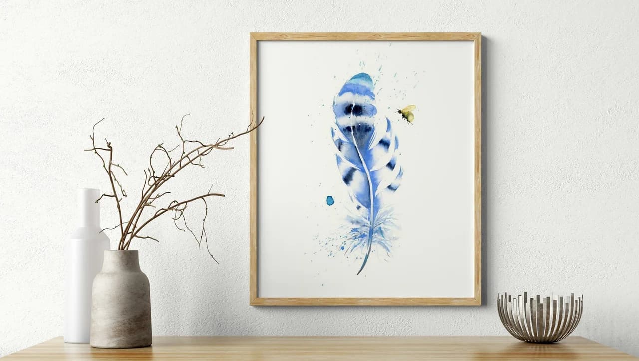 Blue Jay shown in a room setting