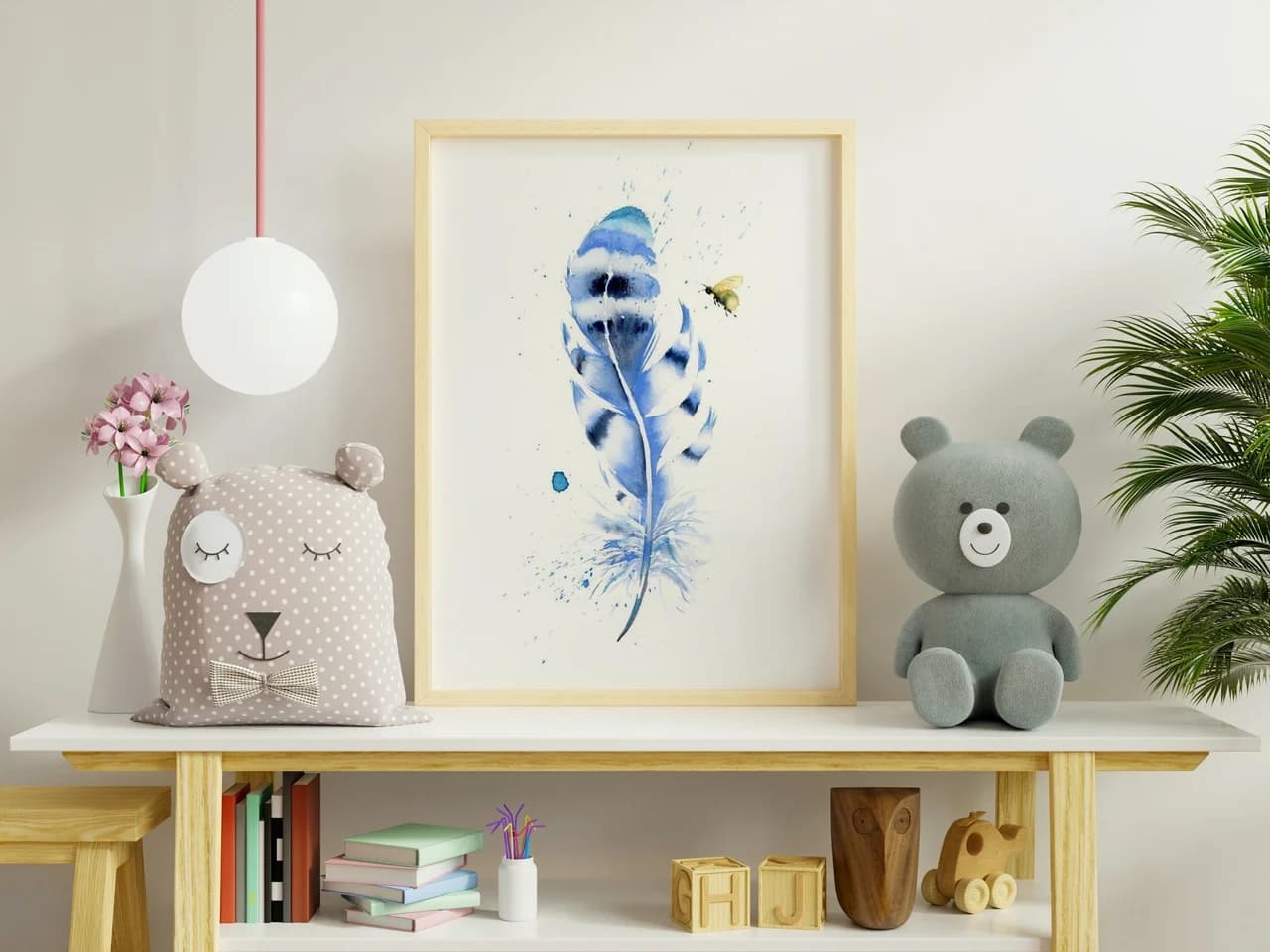 Blue Jay shown in a room setting